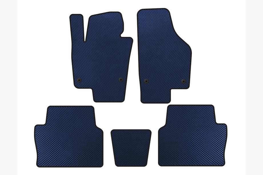 Seat Alhambra 2010- Tappetini EVA (2 File, Blu) Image