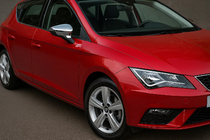 Seat Leon 2013-2020 Coperture Specchietti (2 pz, Acciaio Inox) foto 2