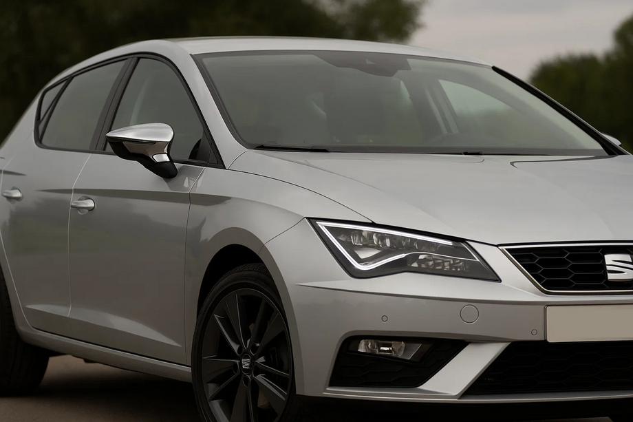 Seat Leon 2013-2020 Coperture Specchietti (2 pz, Acciaio Inox) Image