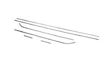 Seat Leon 2013-2020 Modanature vetri laterali acciaio inox (3 porte, 6 pezzi) foto 3