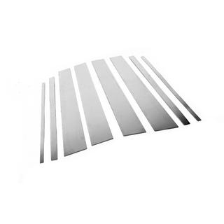 Modanature Montanti Porta in Acciaio Inox (8 pz) Toyota Land Cruiser Prado 150 2009-2023 foto 4