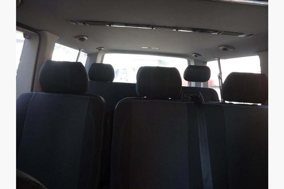 Volkswagen T5 Transporter 2003-2010 Coprisedi Auto (Similpelle↗Tessuto, Premium) Sedili anteriori (2↗1) Foto 7