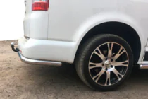 Volkswagen T5 Caravelle 2004-2010 Angolari posteriori AK003 (2 pz, acciaio inox) foto 3