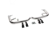 Volkswagen T5 Caravelle 2004-2010 Angolari posteriori AK003 (2 pz, acciaio inox) foto 14