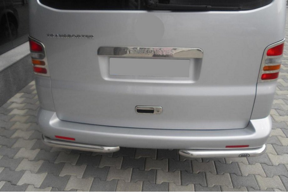 Volkswagen T5 2010-2015 Angolari posteriori AK003 (2 pz, acciaio inox) Image