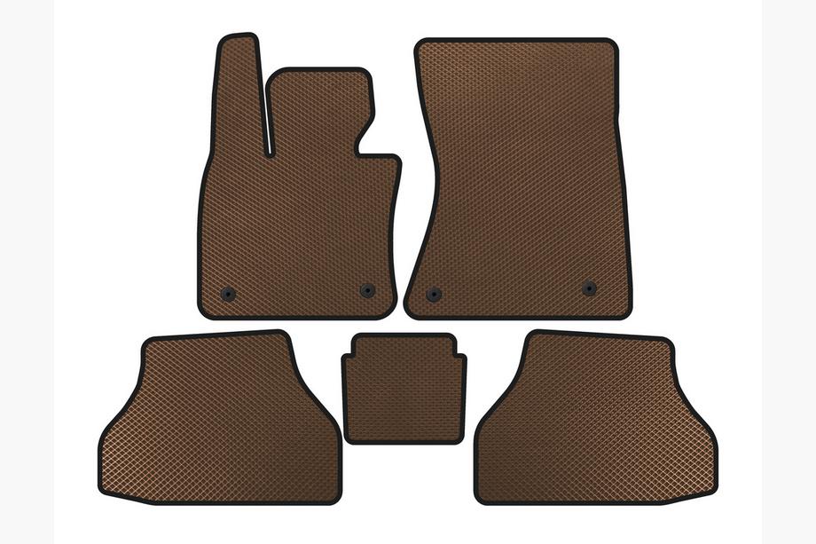 BMW X6 E71 2008–2014 Tappetini EVA V2 (Marrone) Image