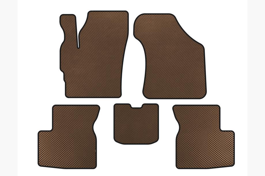 Chery QQ 2003-2022 Tappetini EVA (Marrone) Image