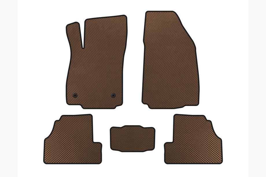 Chevrolet Trax 2012-2023 Tappetini EVA (2012-2019, Marrone) Image