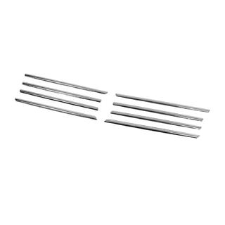 Coperture cromate per bordo griglia (8 pz, acciaio inox) Volkswagen T5 Transporter 2003-2010 foto 3