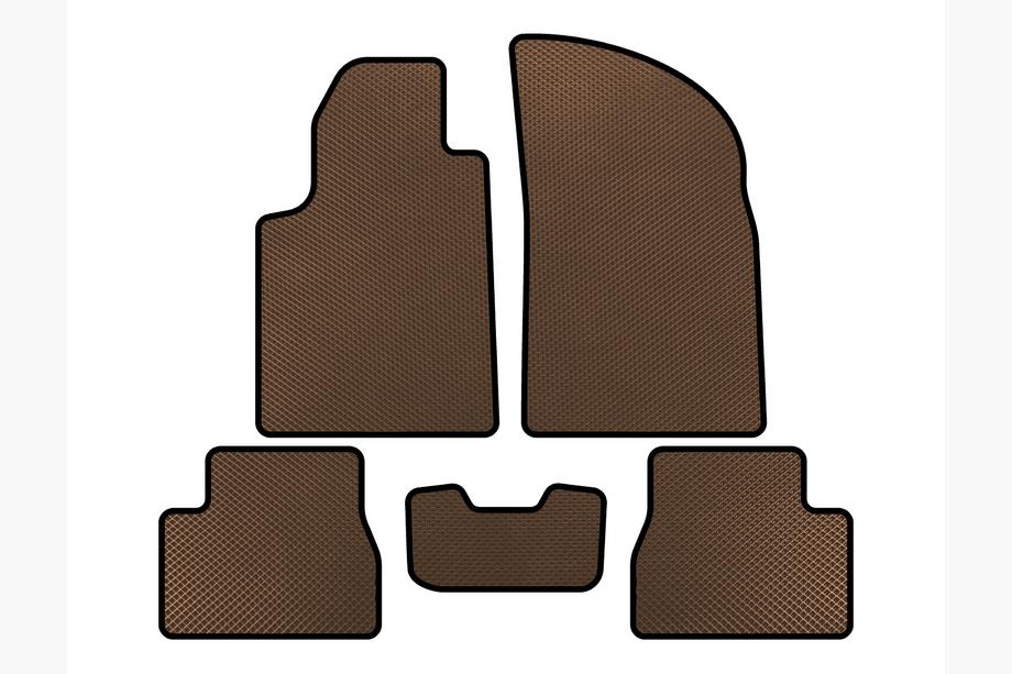 Citroen C-3 2002-2009 Tappetini EVA (Marrone) Image
