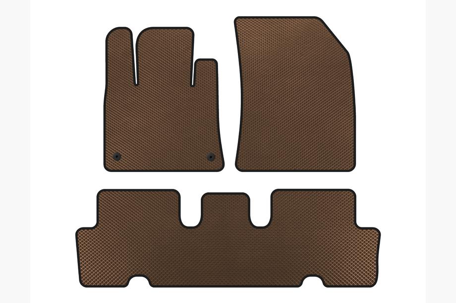 Citroen C-4 Picasso 2013–2022 Tappetini EVA V1 (2 File, Marrone) Image