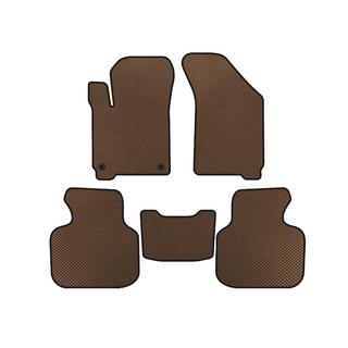 Tappetini EVA (2011-2020, 7 posti, Marrone) Dodge Journey 2008-2020