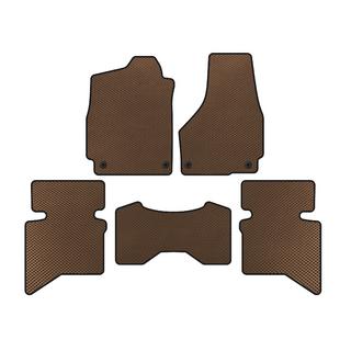 Tappetini EVA (2009+, 5 posti/Doppia Cabina, Marrone) Dodge RAM (DS/DJ/D2) 2009–2024