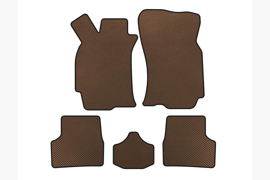 Fiat Albea 2002-2012 Tappetini EVA (SD, Marrone) Image