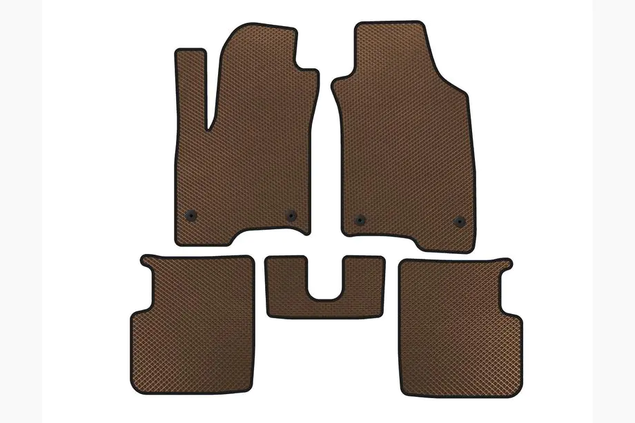 Fiat Panda 2011-2023 Tappetini EVA (Marrone) Image