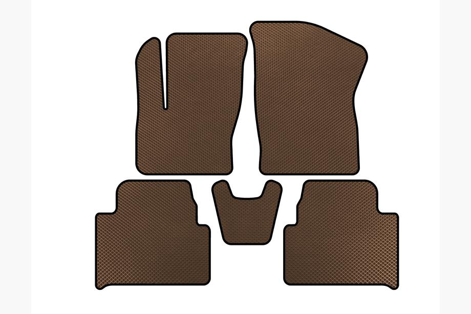Ford C-Max 2004-2010 Tappetini EVA (Marrone) Image