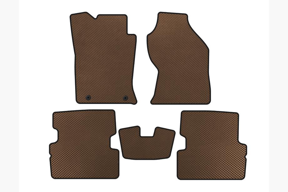 Ford Focus I 1998-2005 Tappetini EVA (2001-2005, SW, Marrone) Image