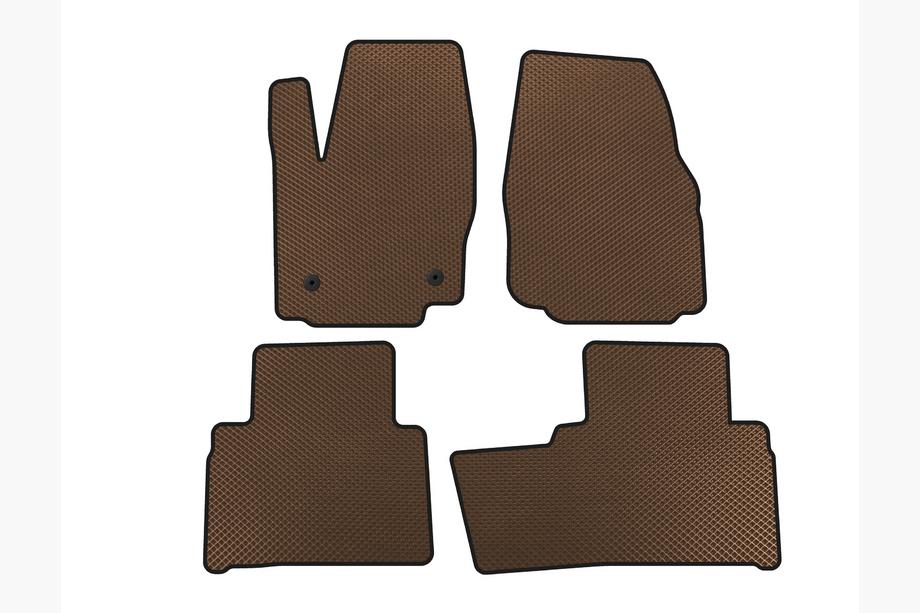 Ford Galaxy 2007-2015 Tappetini EVA (2 File, Marrone) Image