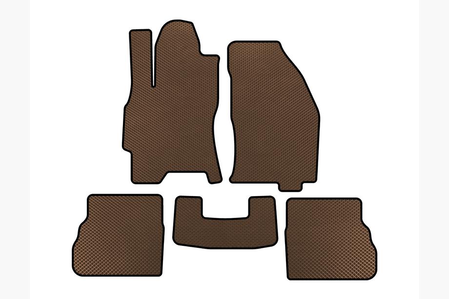 Ford Mondeo 1996-2001 Tappetini EVA (SD, Marrone) Image