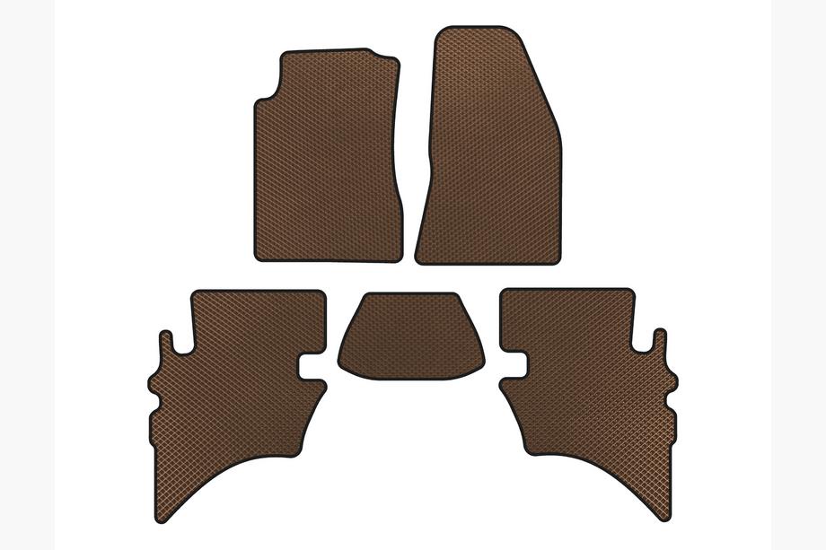 Ford Ranger 2002-2006 Tappetini EVA (Marrone) Image