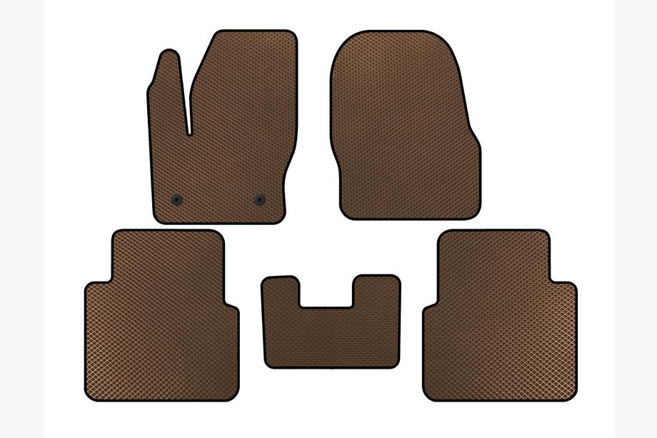 Ford Connect 2014-2021 Tappetini EVA (Marrone) Image