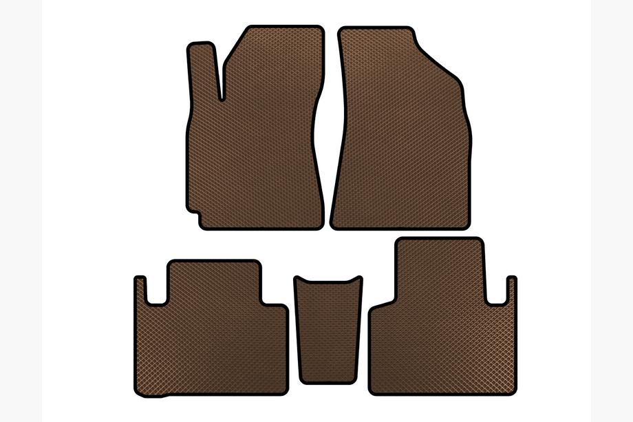 Geely Emgrand X7 2011- Tappetini EVA (Marrone) Image