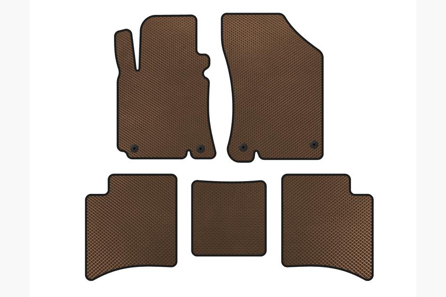 Geely MK Cross 2010-2016 Tappetini EVA (Marrone) Image