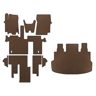 Tappetini EVA (abitacolo completo, 1+1, 5/9 posti, Marrone)