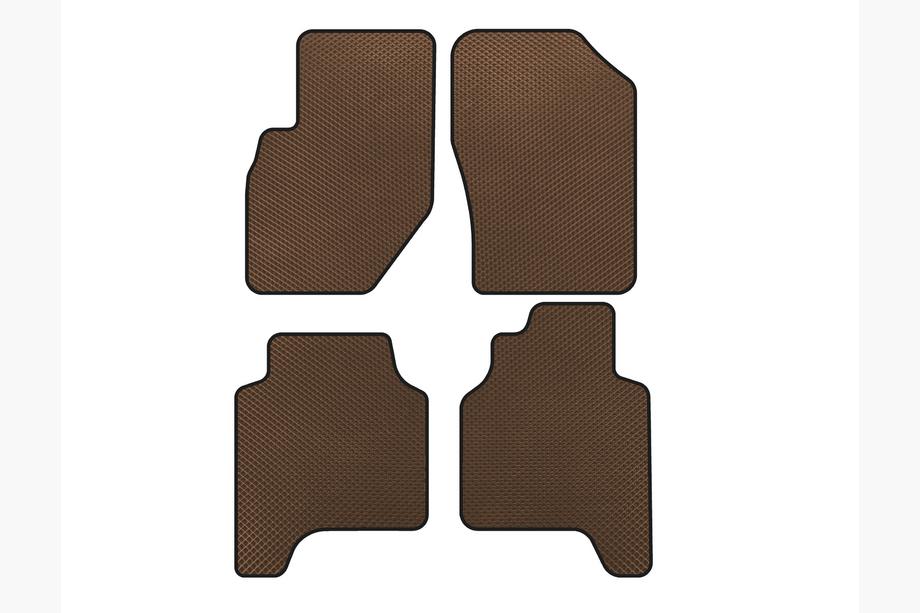 Hyundai Terracan 2001-2007 Tappetini EVA (Marrone) Image