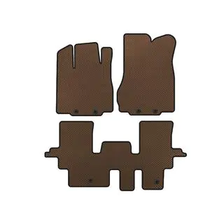 Tappetini EVA (2 File, Marrone)