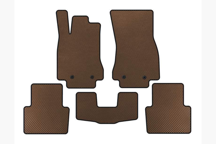 Jaguar XF 2009-2016 Tappetini EVA (Marrone) Image