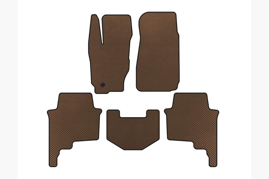 Jeep Commander 2005-2010 Tappetini EVA (Marrone) Image