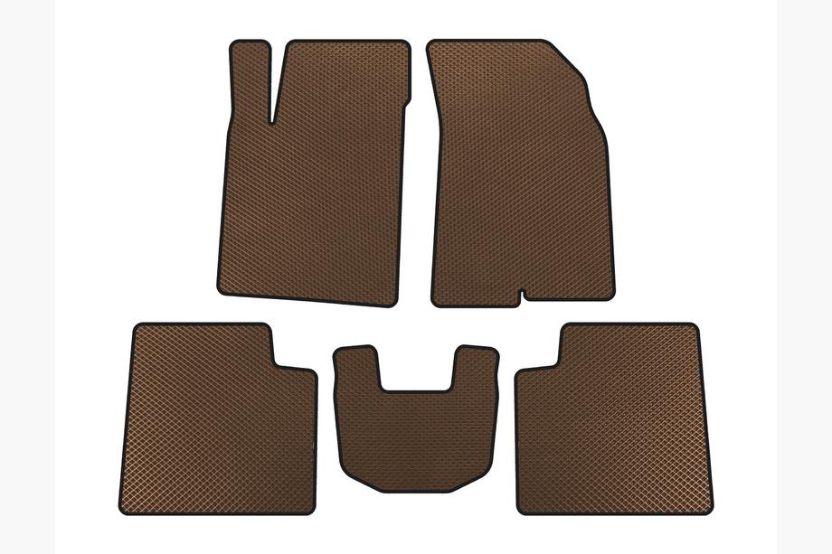 Kia Opirus 2003-2010 Tappetini EVA (Marrone) Image