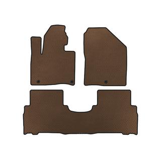 Tappetini EVA (2014-2018, 5 posti, Marrone) Kia Sorento III UM 2014-2020