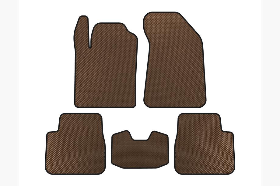 Lancia Delta 2008-2014 Tappetini EVA (Marrone) Image