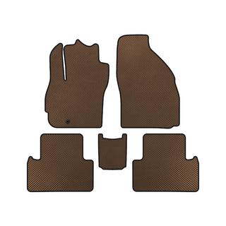 Tappetini EVA (2 File, 7 Posti, Marrone) Mazda 5 2005-2009