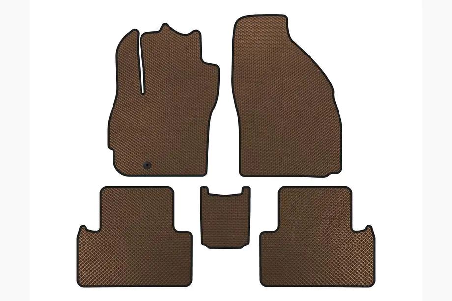 Mazda 5 2005-2009 Tappetini EVA (2 File, 7 Posti, Marrone) Image
