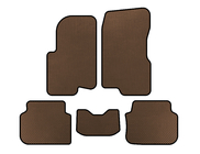 Smart 1998-2007 Tappetini EVA (2003-2007, Forfour, Marrone) foto 1