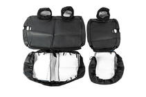 Peugeot Partner Tepee 2008-2018 Coprisedi Auto (Tessuto e Similpelle, Premium) Sedili Anteriori foto 5