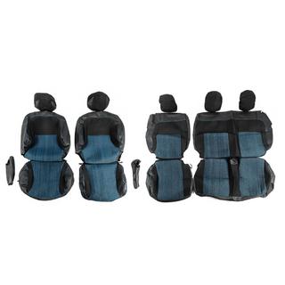 Coprisedi Auto (Tessuto e Similpelle, Premium) Peugeot Partner Tepee 2008-2018 foto 1