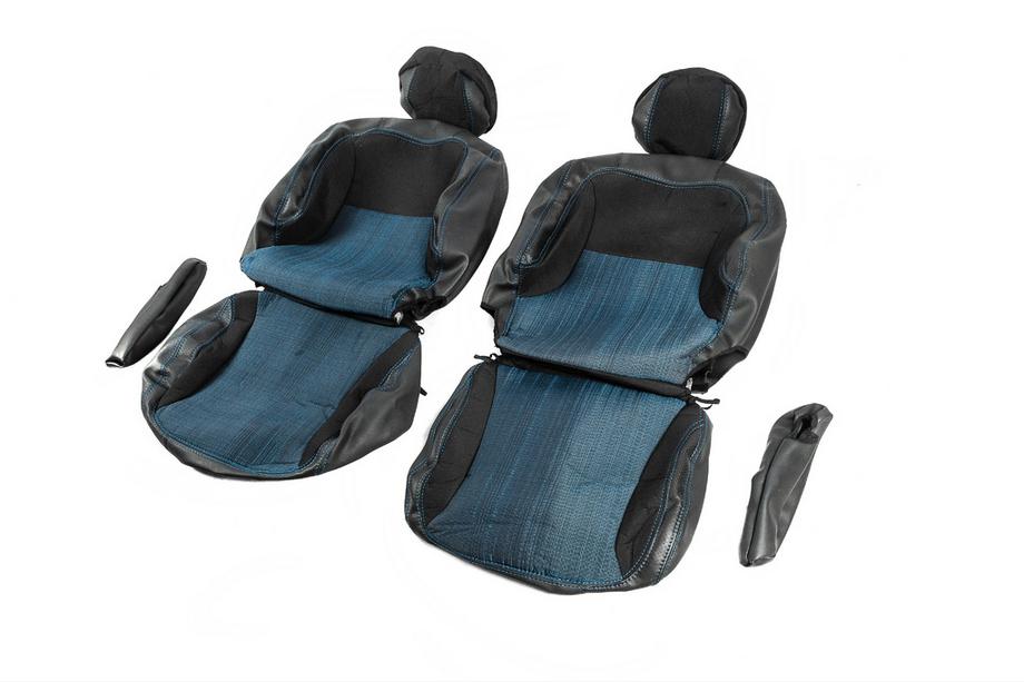 Peugeot Partner Tepee 2008-2018 Coprisedi Auto (Tessuto e Similpelle, Premium) Interni Completi Foto 7