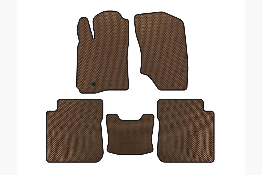 Mitsubishi Outlander 2001-2006 Tappetini EVA (Marrone) Image