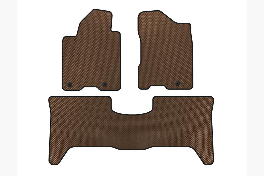Nissan Armada 2003-2015 Tappetini EVA (2 File, 2003-2008, Marrone) Image
