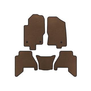 Tappetini auto EVA V2 (2 file, marrone, 2010-2014) Nissan Pathfinder R51 2005-2014