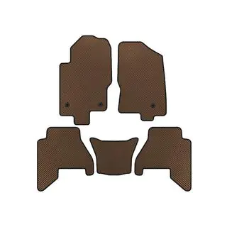 Tappetini auto EVA V2 (2 file, marrone, 2010-2014)