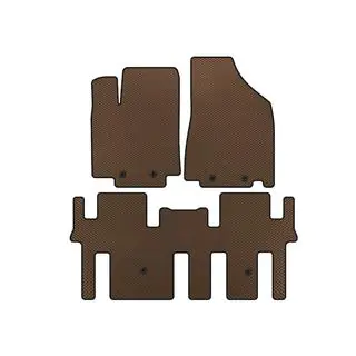 Tappetini EVA (2 File, Marrone)