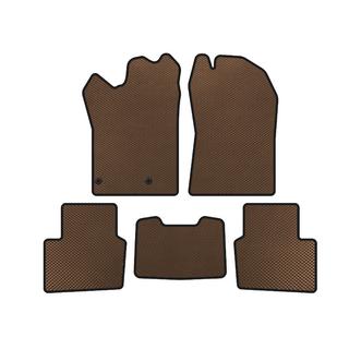 Tappetini EVA (Ibrido, Marrone) Nissan Qashqai 2021-