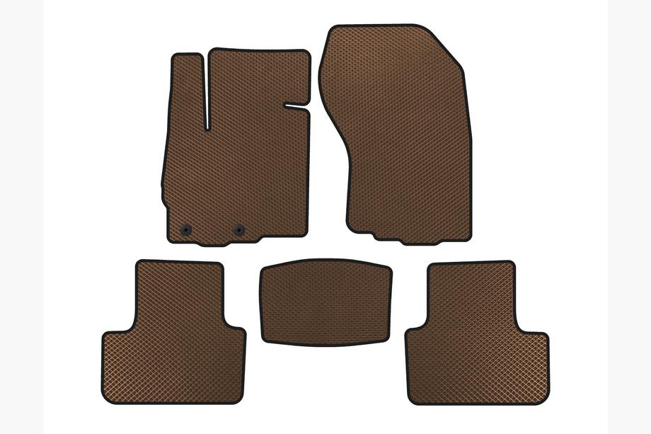 Peugeot 4008 2012-2017 Tappetini EVA (Marrone) Image
