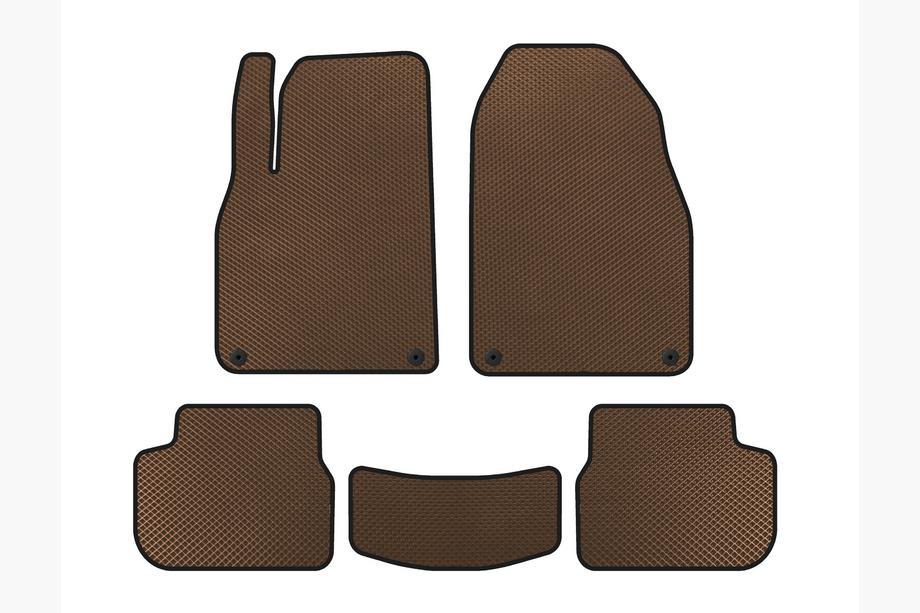 Saab 9-3 2002-2014 Tappetini EVA (Marrone) Image