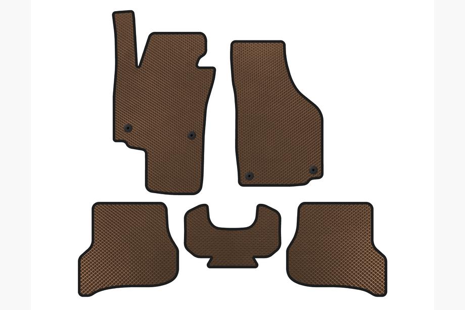 Seat Altea 2004-2015 Tappetini EVA (Marrone) Image